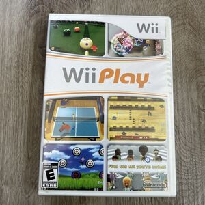 Wii Play Nintendo Wii Video Game Brand New Factory Sealed